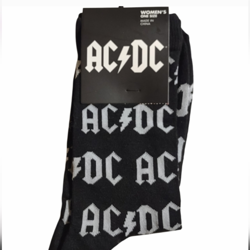 AC/DC Women's Black and White Casual Socks Bundle And Save
